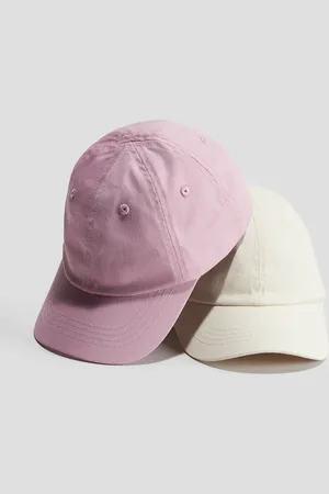 H&M 2-pack Gorras en sarga de algodón
