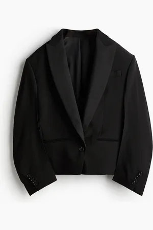 H&M Blazer Oversized en mezcla de lino