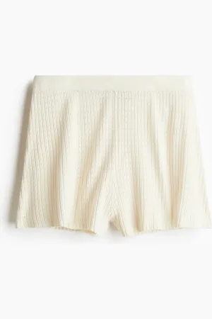 H&M Shorts en tejido de pointelle