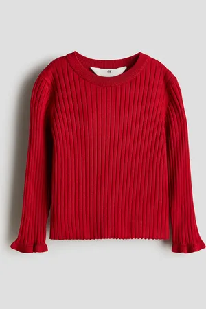 H&M Suéter en tejido acanalado