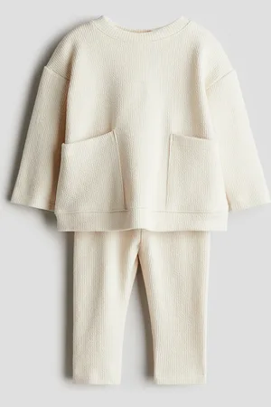 H&M Conjunto de 2 piezas en punto de algodón