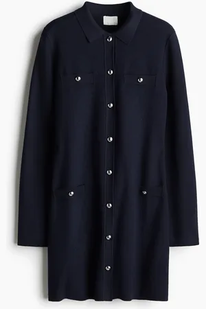 H&M Vestido mini tejido
