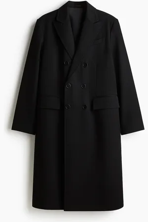 H&M Abrigo de botonadura doble Relaxed Fit en sarga