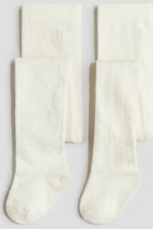 H&M 2-pack de mallas en punto fino
