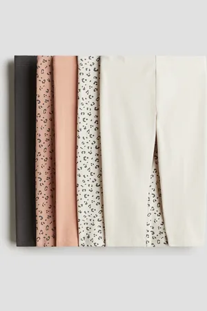 H&M 5-pack de leggings Capri de algodón