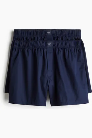H&M 2-pack Bóxers short en satín de algodón
