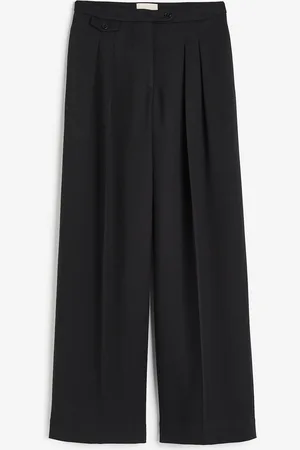 H&M Pantalón ancho en mezcla de lana