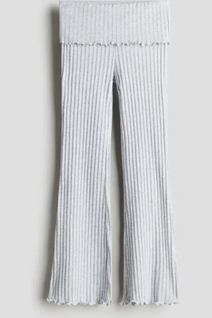 H&M Pantalón acampanado de punto