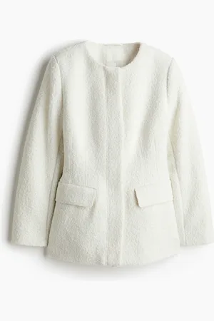 H&M Saco con cintura entallada