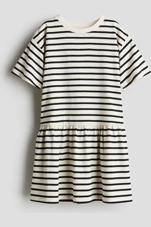 H&M Vestido en punto de algodón