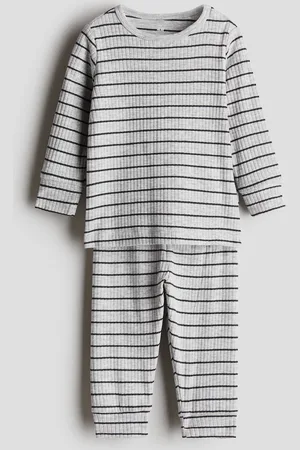 H&M Conjunto de algodón acanalado