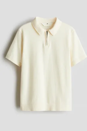 H&M Playera polo con zíper