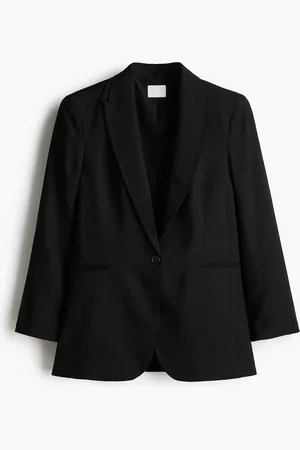 H&M Blazer en mezcla de lino