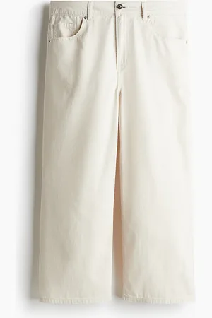 H&M Wide High Cropped Jeans