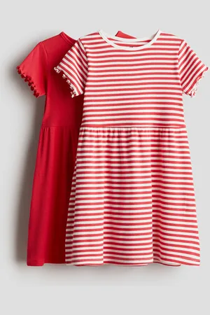 H&M 2-pack Vestidos de algodón