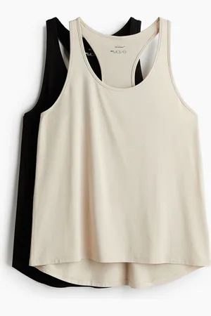 H&M 2-pack Tops deportivos sin mangas con DryMove™