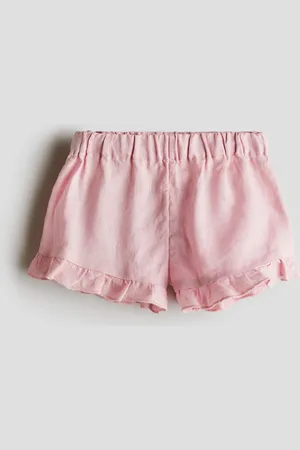 H&M Shorts de lino con olanes