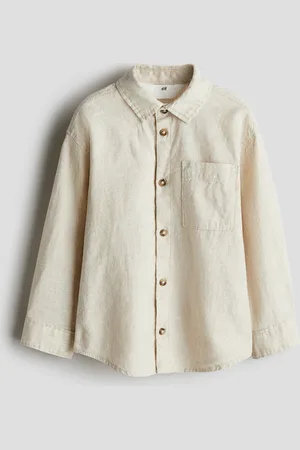 H&M Camisa en mezcla de lino
