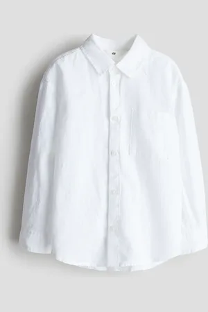 H&M Camisa en mezcla de lino