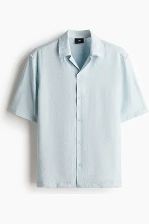 H&M Camisa resort Regular Fit en tejido jacquard