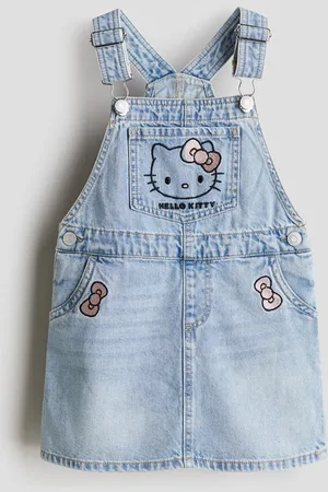 H&M Vestido overol con diseño bordado