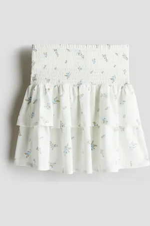 H&M Falda en punto smock