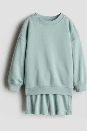 H&M Conjunto de 2 piezas con sudadera y shorts