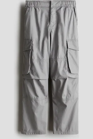 H&M Pantalón parachute en lona de algodón