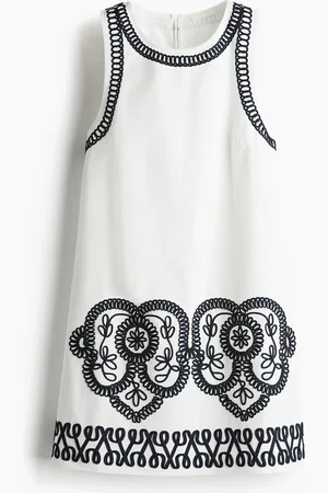 H&M Vestido con detalles bordados