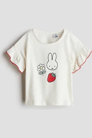 H&M Top de algodón con diseño
