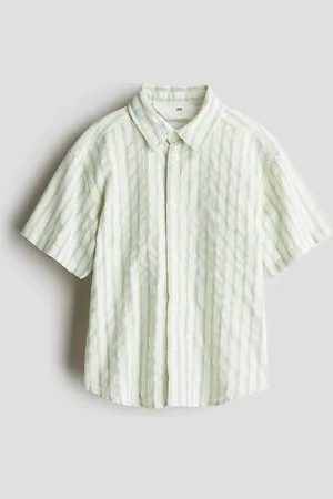 H&M Cotton seersucker shirt