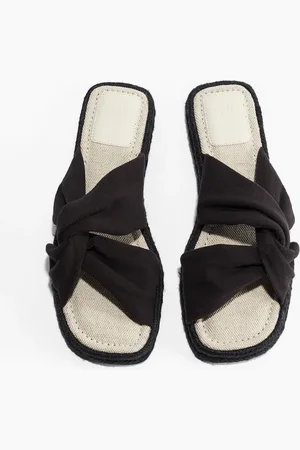 H&M Sandalias alpargatas con detalle trenzado