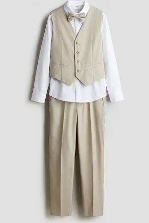 H&M Conjunto de vestir de 3 piezas con corbata de moño