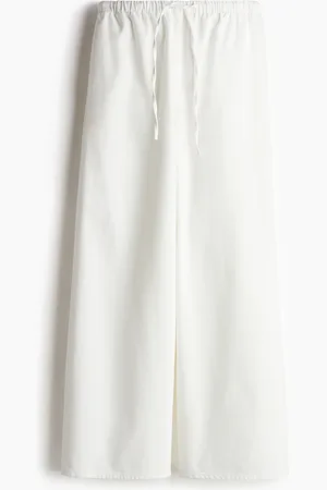 H&M Pantalón Feather Soft Denim con cordón de ajuste