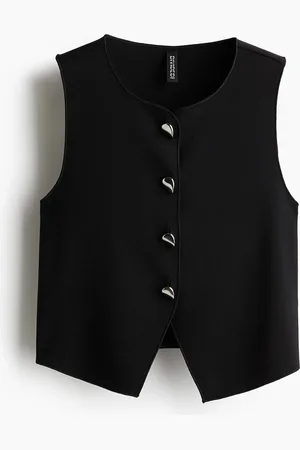H&M Cropped jersey waistcoat