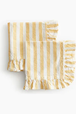 H&M 2-pack Servilletas con borde de olán