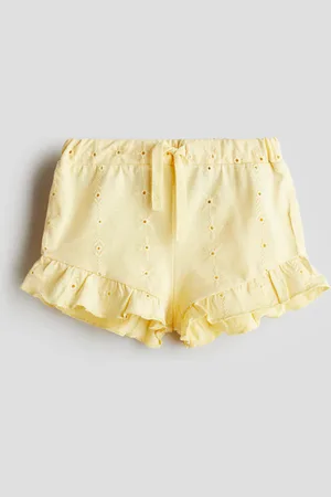 H&M Shorts de punto con bordado inglés