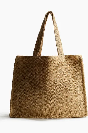 H&M Bolso shopper de paja