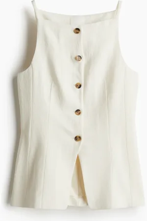 H&M Chaleco con cintura ajustada