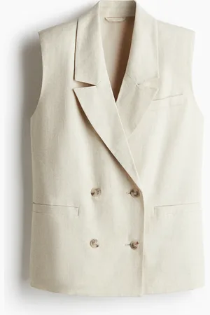 H&M Chaleco en mezcla de lino