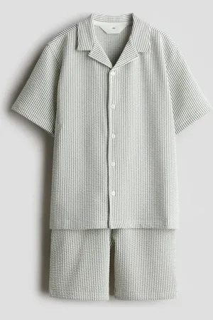 H&M Conjunto de 2 piezas con camisa y shorts