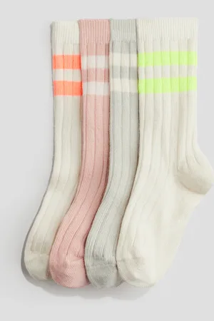 H&M 4-pack Calcetines acanalados
