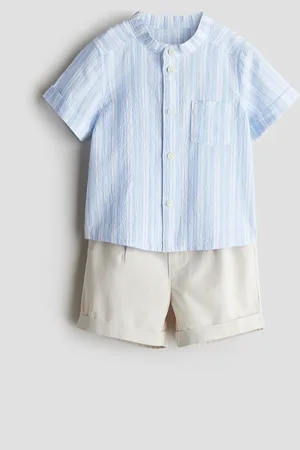 H&M Conjunto de 2 piezas con camisa y shorts