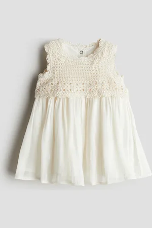 H&M Vestido con apariencia crochet