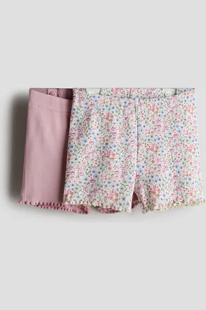 H&M 2-pack Shorts biker en algodón acanalado