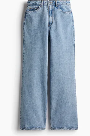 H&M Curvy Fit Wide Ultra High Jeans