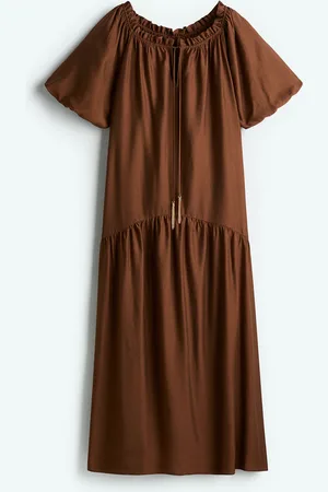 H&M Vestido con cordón de ajuste