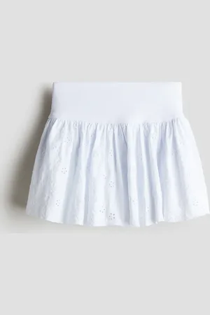 H&M Falda en bordado inglés