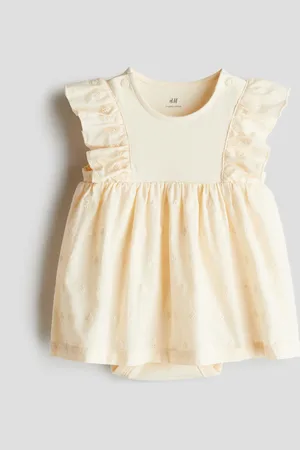 H&M Vestido de olanes con pañalero