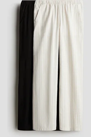 H&M 2-pack Pantalones de piernas anchas